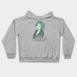 Margaret Atwood Portrait and Quote Kids Hoodie